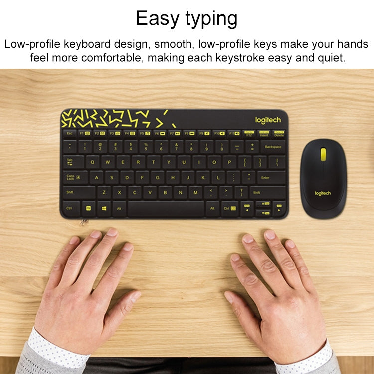 مجموعة لوحة المفاتيح والماوس اللاسلكية Logitech MK240 Nano