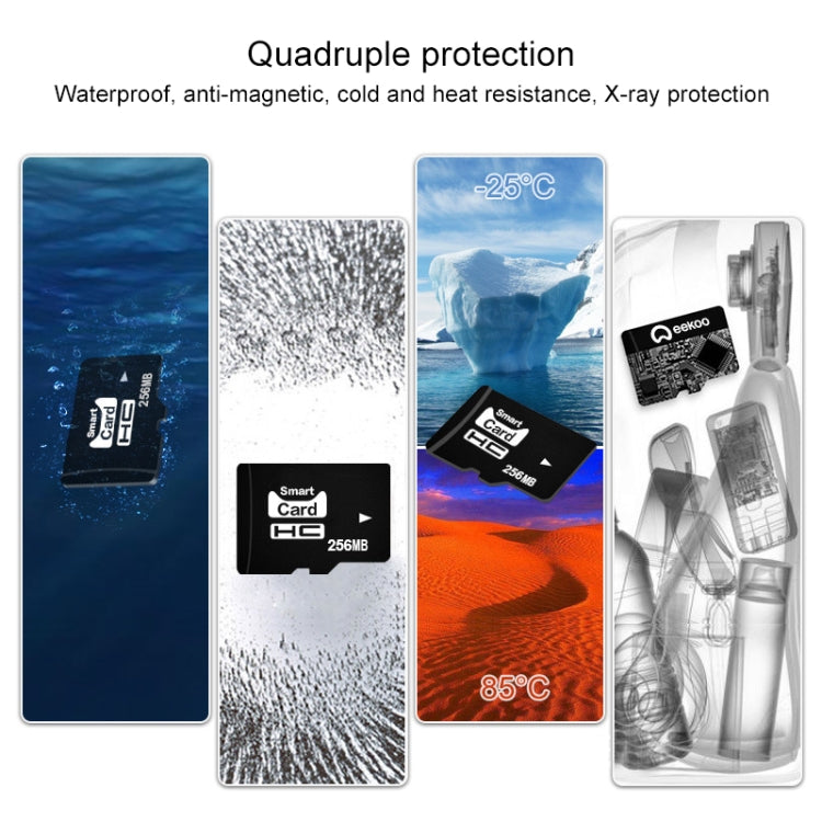 eekoo 256MB CLASS 4 TF(Micro SD) Memory Card, 256MB