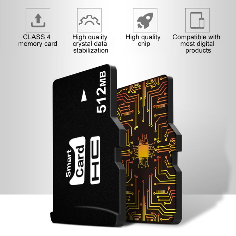 eekoo 512MB CLASS 4 TF(Micro SD) Memory Card, 512MB