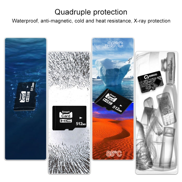 eekoo 512MB CLASS 4 TF(Micro SD) Memory Card, 512MB