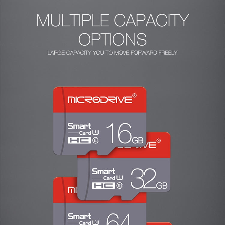 Microdrive 32GB High Speed Class 10 Micro SD(TF) Memory Card, 32GB