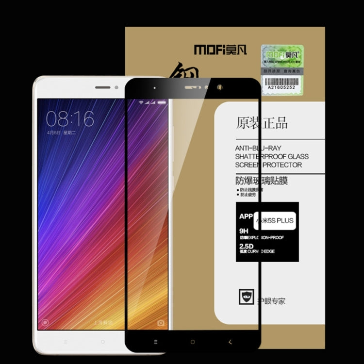 MOFI Xiaomi Mi 5s Plus 0.3mm 9H Hardness 2.5D Explosion-proof Full Screen Tempered Glass Screen Film, For Xiaomi Mi 5s Plus, For Mi 5s Plus