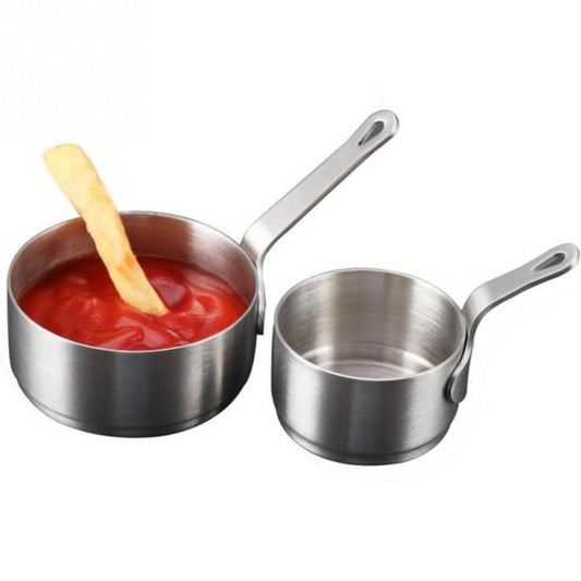 Stainless Steel Sauce Handle Mini Pot Seasoning Tools