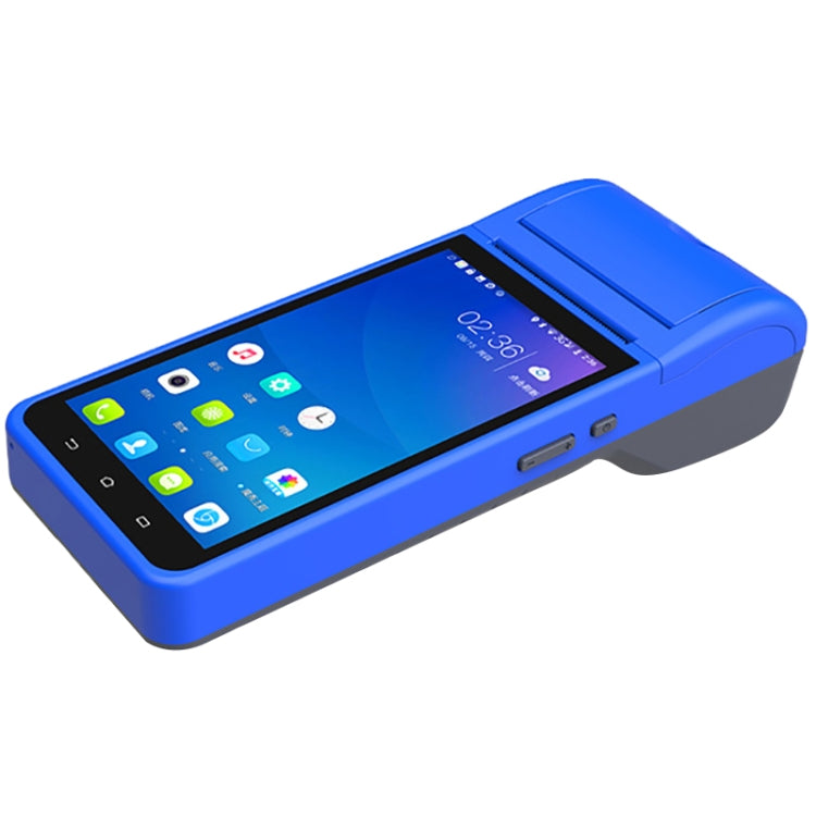 جهاز POS-6000 PDA محمول باليد بشاشة 5.5 بوصة، رمز ثنائي الأبعاد، يعمل بنظام أندرويد 4G، مسح ضوئي ذكي، ماكينة تسجيل المدفوعات النقدية، ماكينة طباعة حرارية، 2 جيجابايت + 32 جيجابايت، 2 جيجابايت + 32 جيجابايت