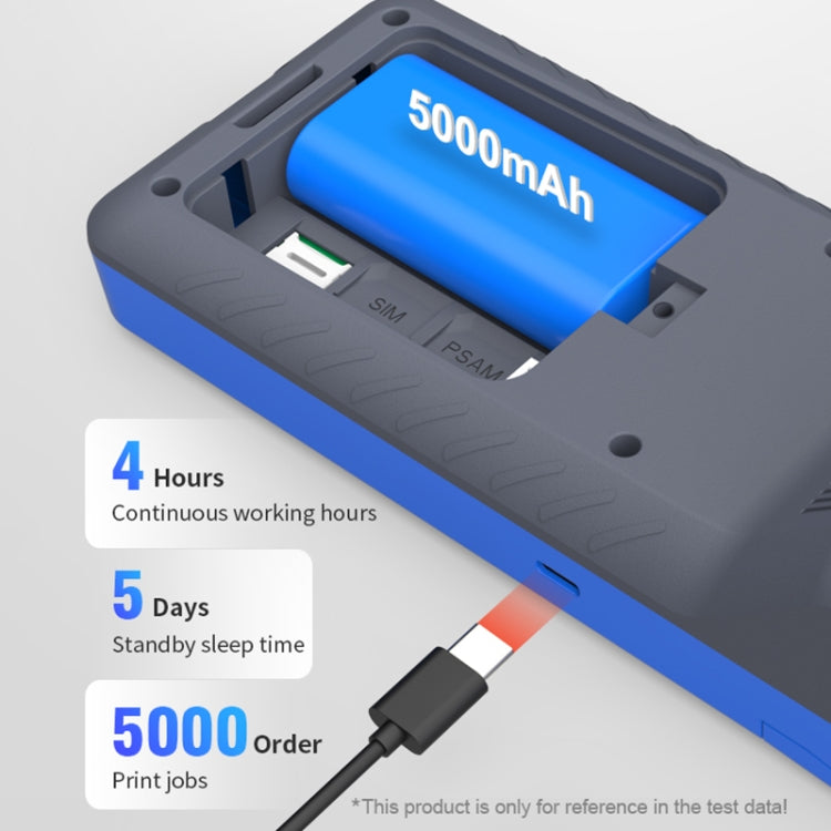 جهاز POS-6000 PDA محمول باليد بشاشة 5.5 بوصة، رمز ثنائي الأبعاد، يعمل بنظام أندرويد 4G، مسح ضوئي ذكي، ماكينة تسجيل المدفوعات النقدية، ماكينة طباعة حرارية، 2 جيجابايت + 32 جيجابايت، 2 جيجابايت + 32 جيجابايت
