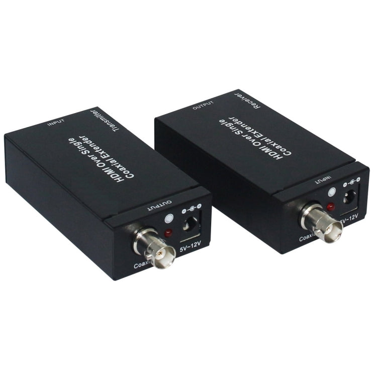 NK-C100IR 1080P HDMI Over Single Coaxial Extender Transmitter + Receiver with IR Coaxial Cable, Signal Range up to 100m