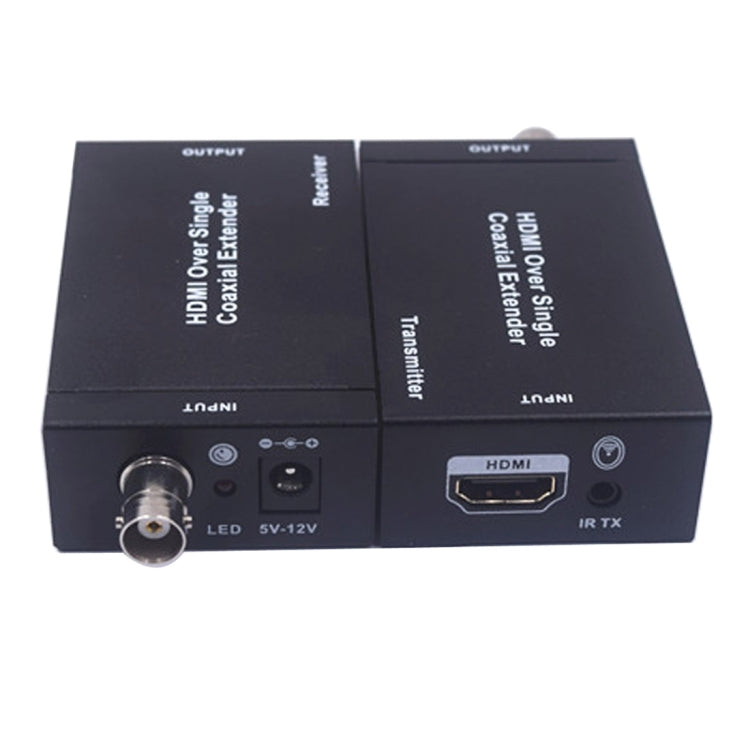 NK-C100IR 1080P HDMI Over Single Coaxial Extender Transmitter + Receiver with IR Coaxial Cable, Signal Range up to 100m