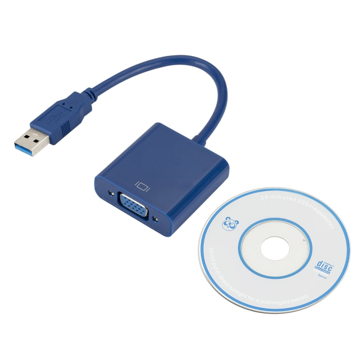 External Graphics Card Converter Cable USB3.0 to VGA, Resolution: 1080P, 1080P (Blue), 1080P, 1080P (Black)
