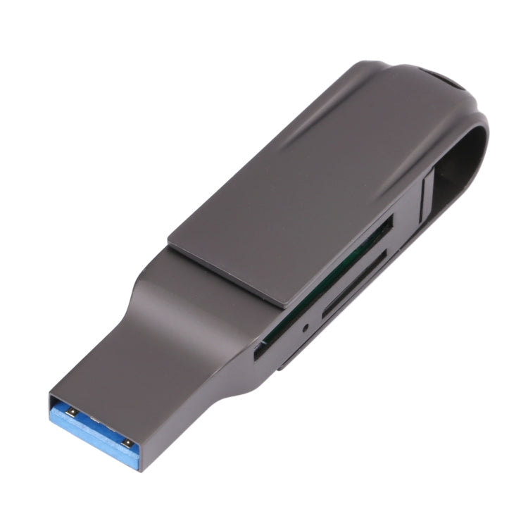 قارئ بطاقات متعدد الوظائف 2 في 1 من USB-C / Type-C إلى USB 3.0