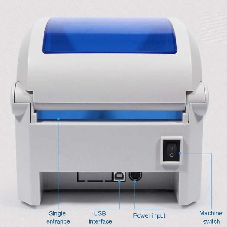 GPRINTER GP1324D Bluetooth USB Port Thermal Automatic Calibration Barcode Printer, Max Supported Thermal Paper Size: 104 x 2286mm, GP1324D (Bluetooth)