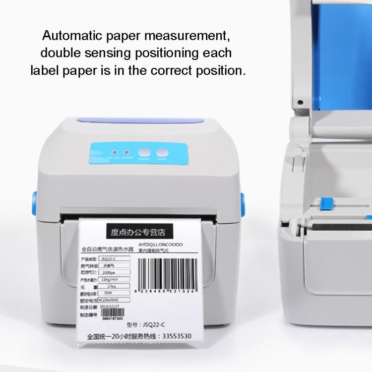 GPRINTER GP1324D Bluetooth USB Port Thermal Automatic Calibration Barcode Printer, Max Supported Thermal Paper Size: 104 x 2286mm, GP1324D (Bluetooth)