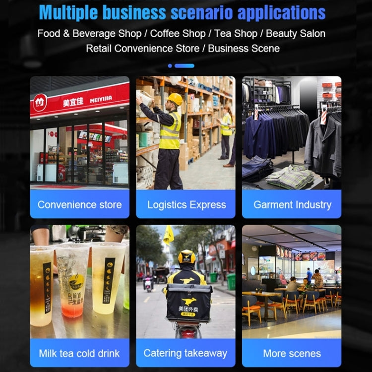 جهاز POS-6000 إصدار 4G، 1 جيجابايت + 8 جيجابايت، 58 مم، جهاز POS محمول باليد، 5.5 بوصة، ماسح ضوئي لرمز الاستجابة السريعة، يعمل بنظام Android، قابس الاتحاد الأوروبي، 1 جيجابايت + 8 جيجابايت