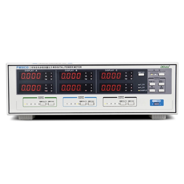 PM9830 500 فولت 40 أمبير، مقياس جهد تيار متردد رقمي ثلاثي الطور، عامل القدرة وعداد الطاقة، PM9830 40 أمبير