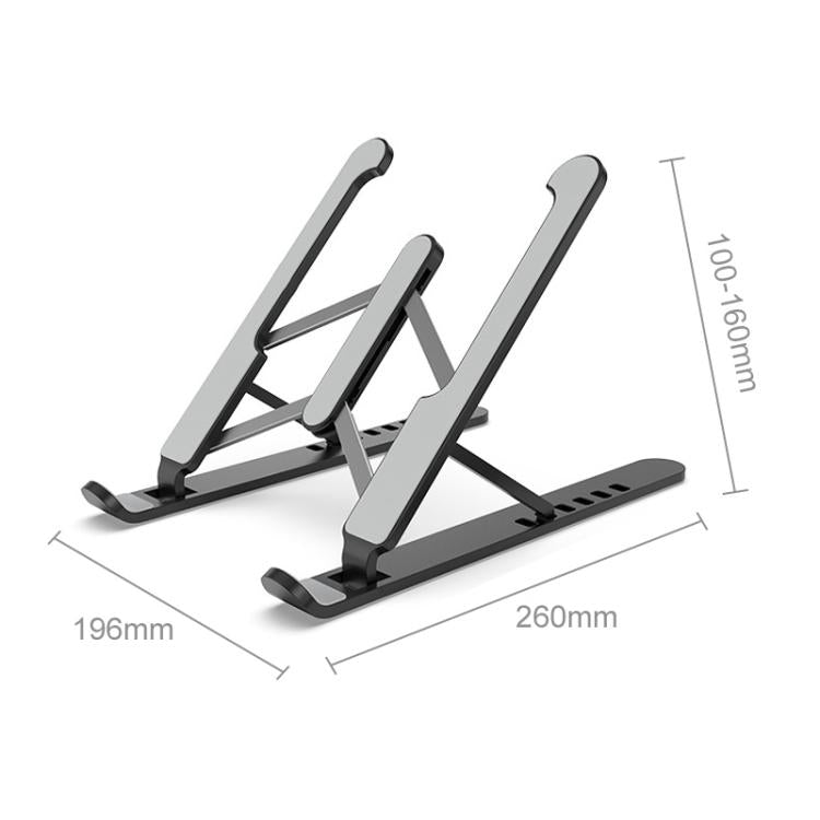 Laptop Stand Desktop Raise Bracket Cooling Base Lifting Holder Foldable, Pro-8