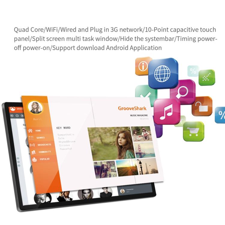 32 inch LCD Display Digital Photo Frame, 2GB+16GB, RK3568 Quad Core, Android 11, 32 inch 2GB+16GB