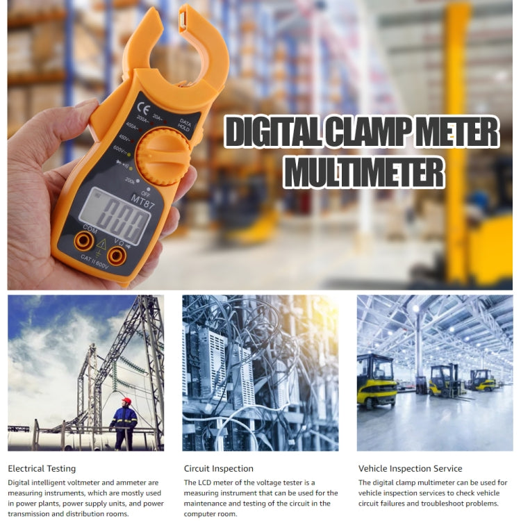 Digital Clamp Meter, MT87, MT87