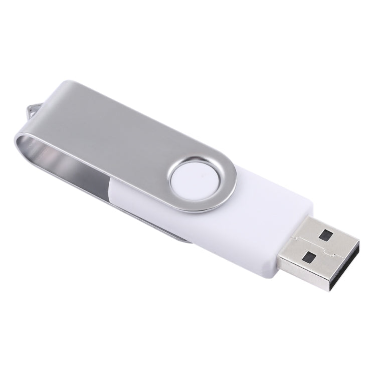 فلاشة تويستر USB 2.0 سعة 128 جيجابايت، لون أبيض