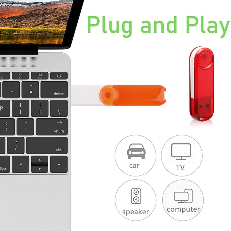 قرص فلاش USB سعة 2 جيجابايت، 2 جيجابايت (أحمر)