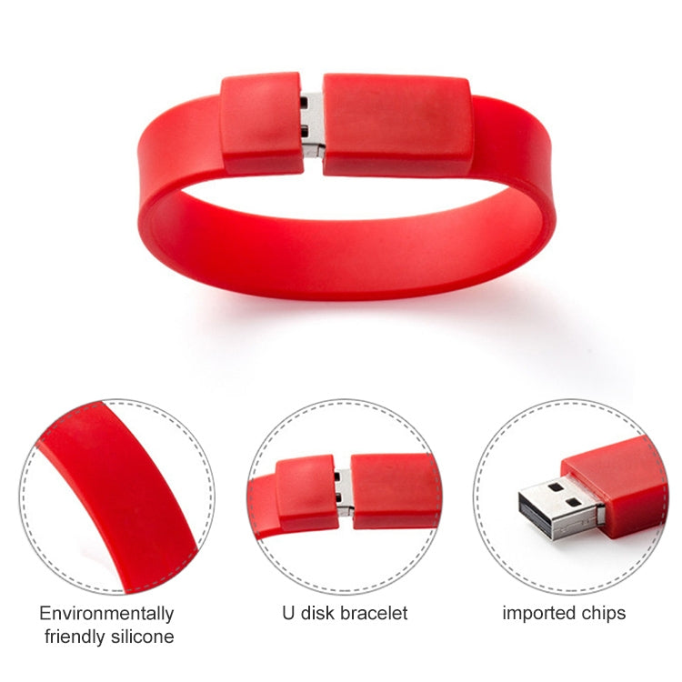 قرص فلاش USB 2.0 من السيليكون بسعة 4 جيجابايت