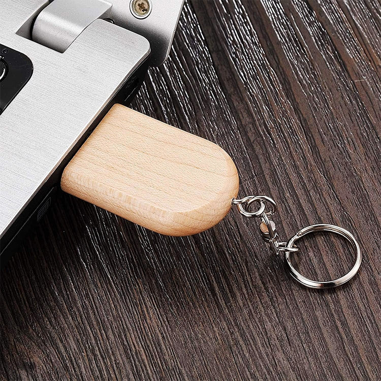 قرص فلاش USB مصنوع من الخشب بسعة 8 جيجابايت، 2 جيجابايت، 4 جيجابايت، 8 جيجابايت