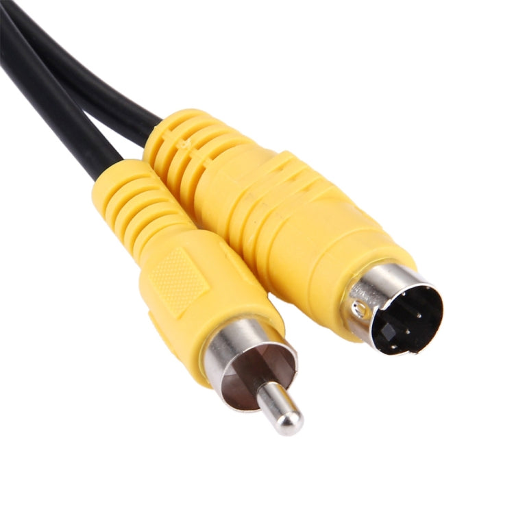 1.5m 4 Pin S-VIDEO TV to RCA AV Converter Adapter Cable, S-Video to AV RCA Male