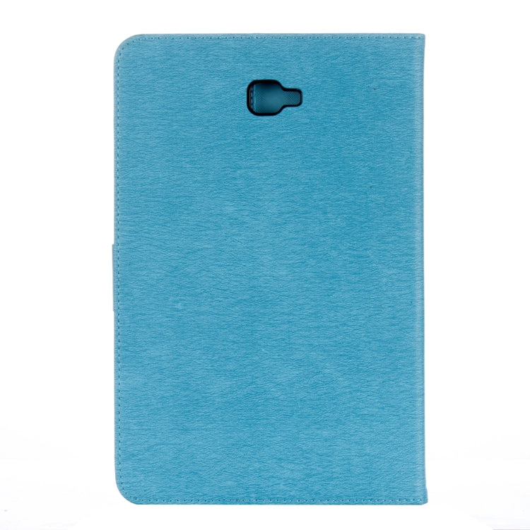 For Galaxy Tab A 10.1 (2016) / P580 Simple Style Horizontal Flip Leather Case with Holder & Card Slots & Wallet