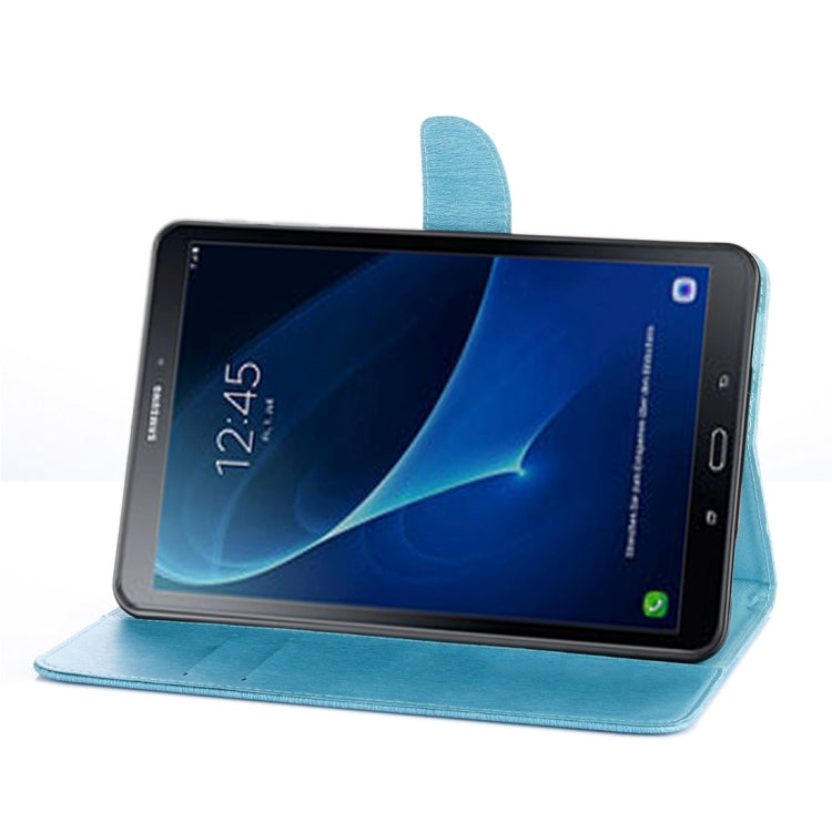 For Galaxy Tab A 10.1 (2016) / P580 Simple Style Horizontal Flip Leather Case with Holder & Card Slots & Wallet