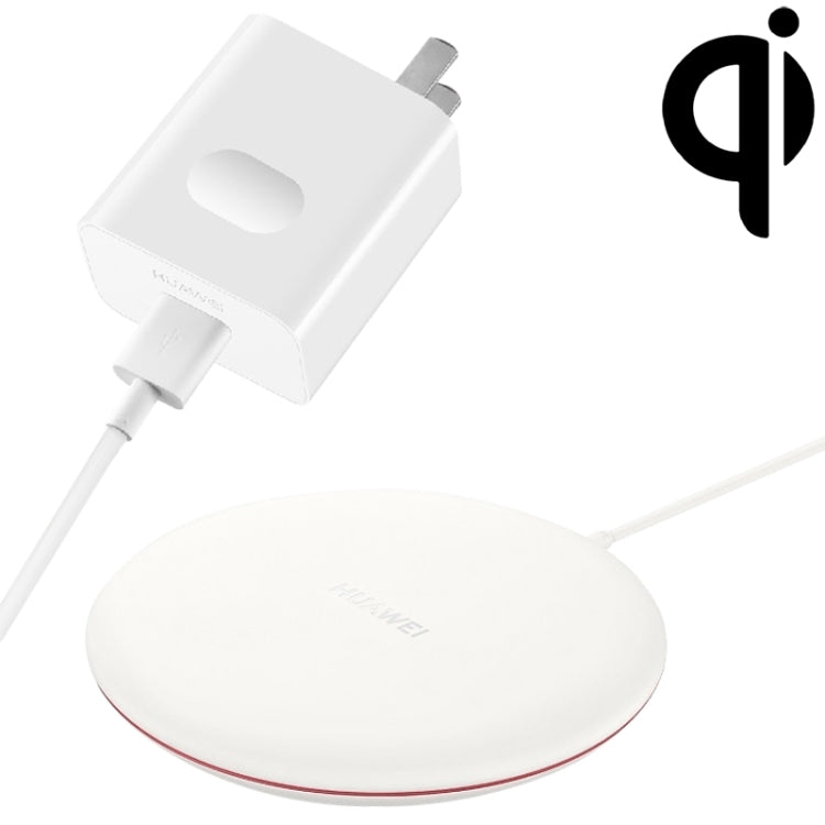 Huawei 15W Max Qi Standard Intelligent Fast Wireless Charger with 5A Cable and 10V / 4A Charging Plug
