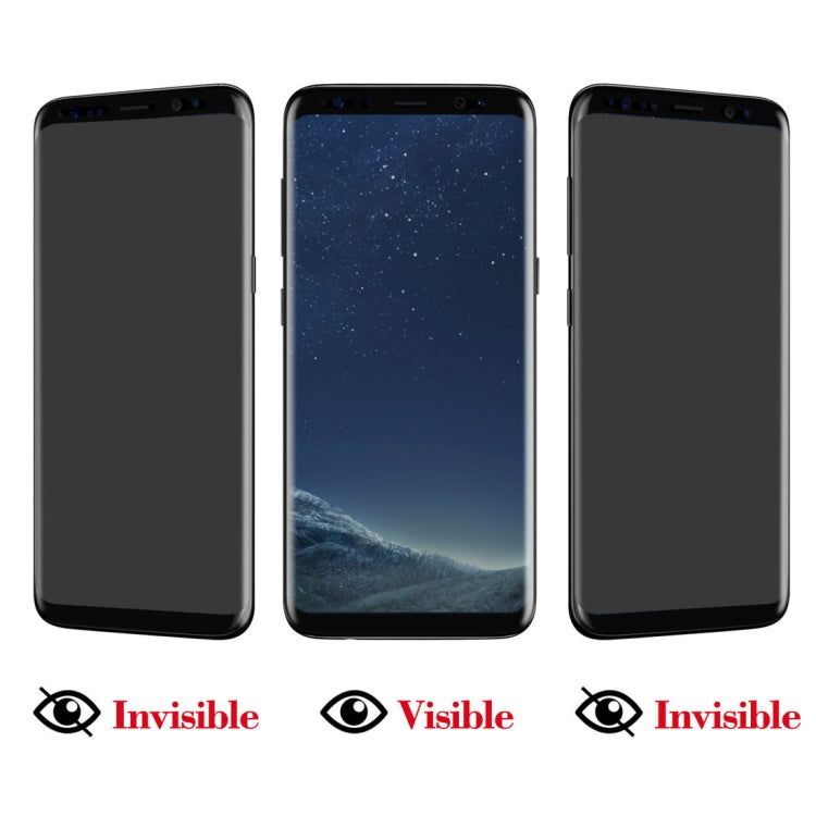 ENKAY Hat-Prince for Galaxy S8+ / G9550 0.26mm 9H Surface Hardness 3D Privacy Anti-glare Full Screen Tempered Glass Screen Protector, For Galaxy S8+ / G9550