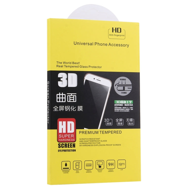 Full Glue Full Screen Curved Case Friendly Tempered Glass Film For Galaxy S8 / G950, For Galaxy S8 Adhesive Black Frame