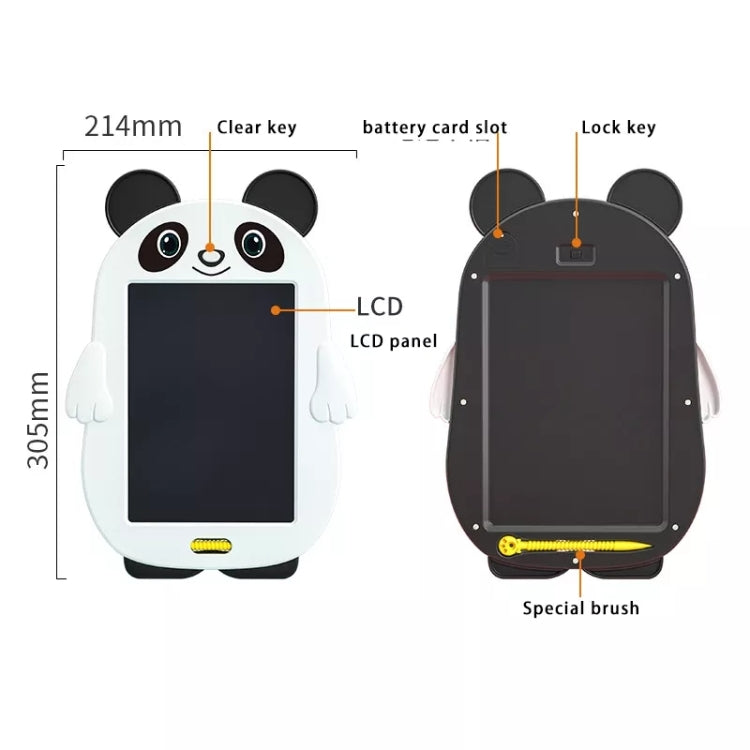 HYD-8511 Cartoon Kids LCD ABS Graffiti Drawing Colorful Hands Writing Board, Panda