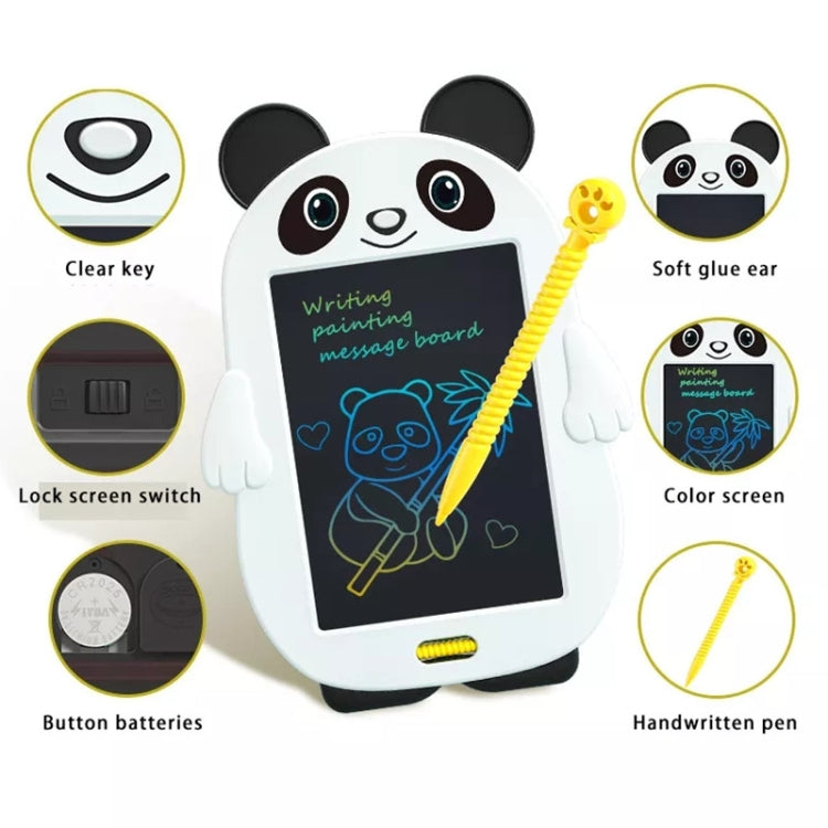 HYD-8511 Cartoon Kids LCD ABS Graffiti Drawing Colorful Hands Writing Board, Panda