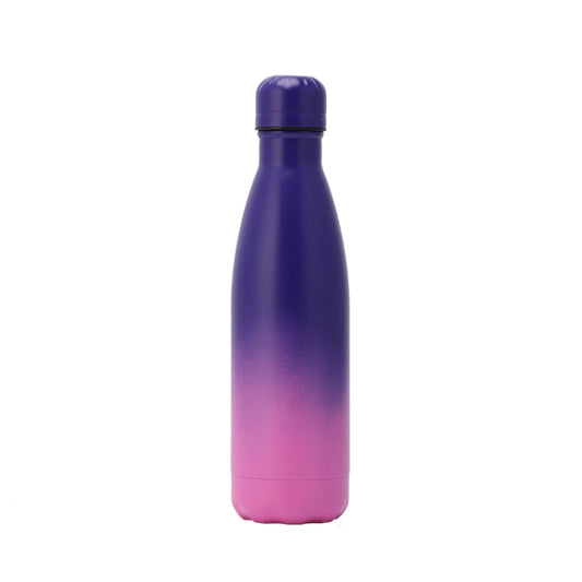 500ml Gradient Colored Coating Stainless Steel Water Vacuum Bottle