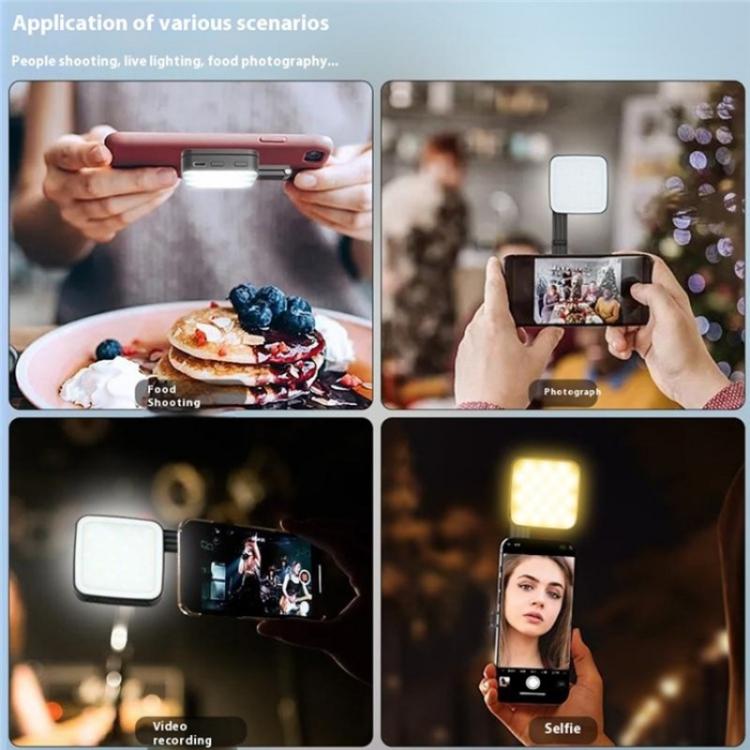 M42 Double-Sided Lighting Fill Light MagSafe Magnetic Phone Selfie Beauty Lamp, M42