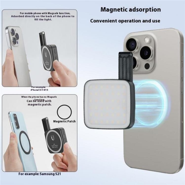 M42 Double-Sided Lighting Fill Light MagSafe Magnetic Phone Selfie Beauty Lamp, M42