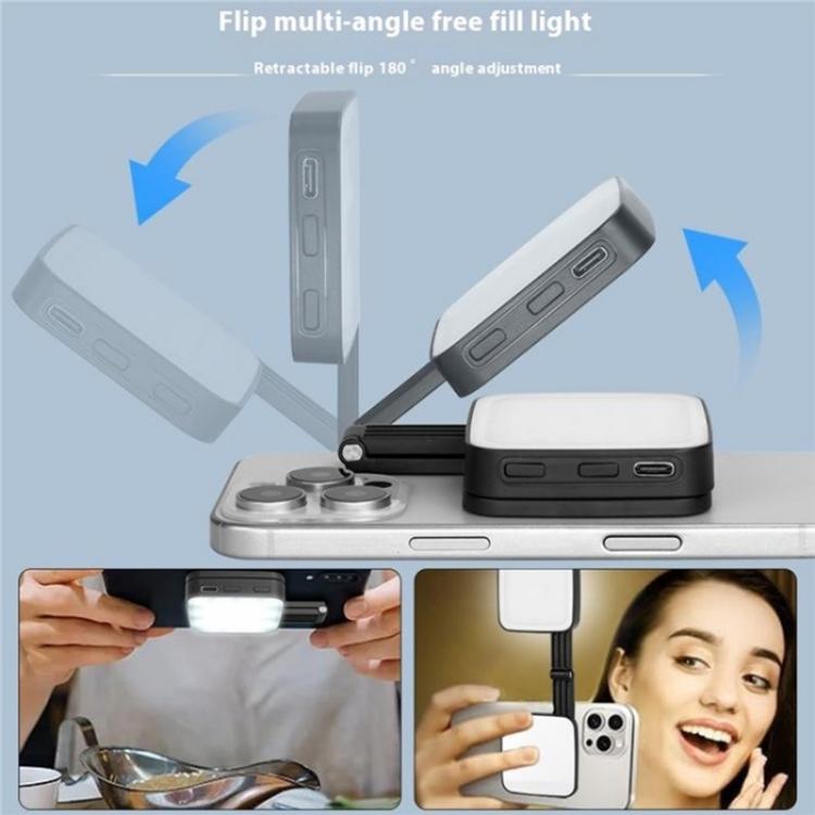 M42 Double-Sided Lighting Fill Light MagSafe Magnetic Phone Selfie Beauty Lamp, M42