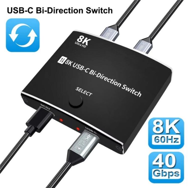 يدعم U8K1 الشحن السريع بقدرة 100 وات ومحول ثنائي الاتجاه من النوع C ومخرج فيديو بدقة 8K بسرعة 40 جيجابت في الثانية، U8K1