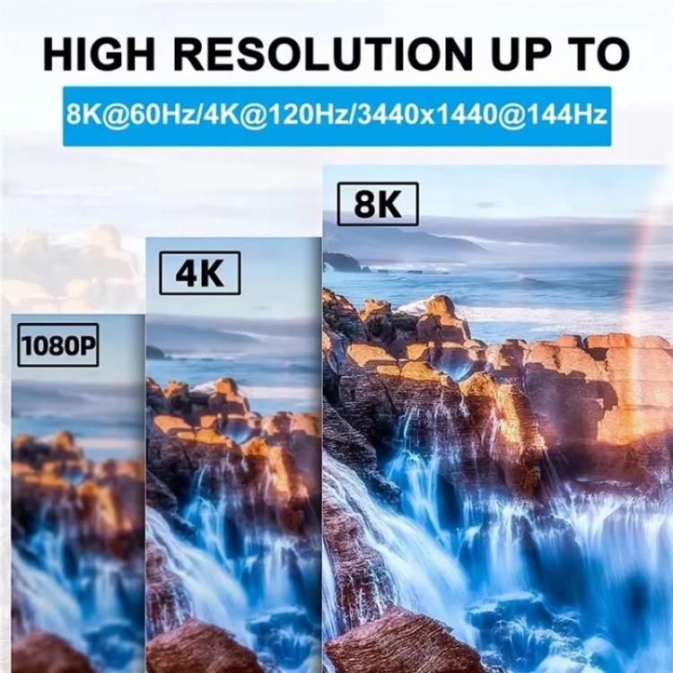 يدعم U8K1 الشحن السريع بقدرة 100 وات ومحول ثنائي الاتجاه من النوع C ومخرج فيديو بدقة 8K بسرعة 40 جيجابت في الثانية، U8K1
