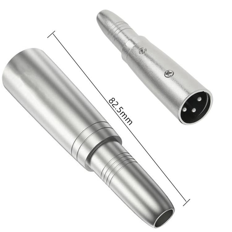 JUNSUNMAY XLR Male to 6.35mm Female Audio Adapter, XLR Male to 6.35mm Female