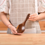 Non-Stick Pot Wood Spoon Teak Scoop Tableware Mixing Spoon