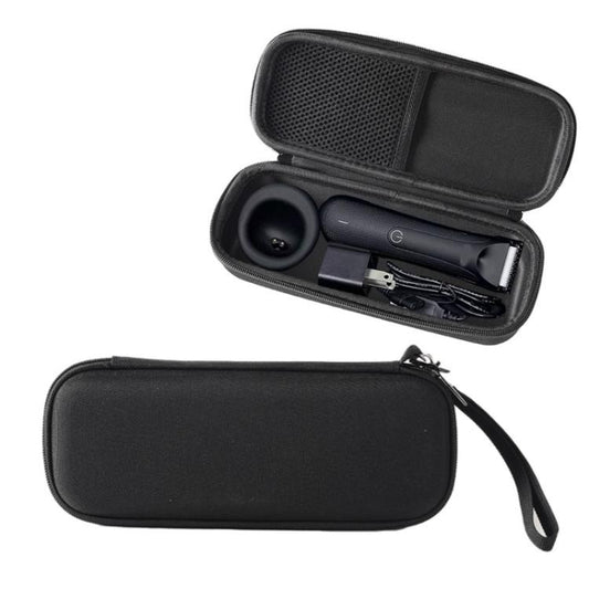 For Manscaped Lawn Mower 3.0/4.0 Trimmer Travel Case Compact EVA Portable Storage Organizer(Black)