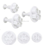 2 Set Silicone Hydrangea Fondant Cake Decorating Flower Blossom Mold