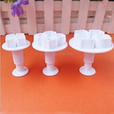 2 Set Silicone Hydrangea Fondant Cake Decorating Flower Blossom Mold