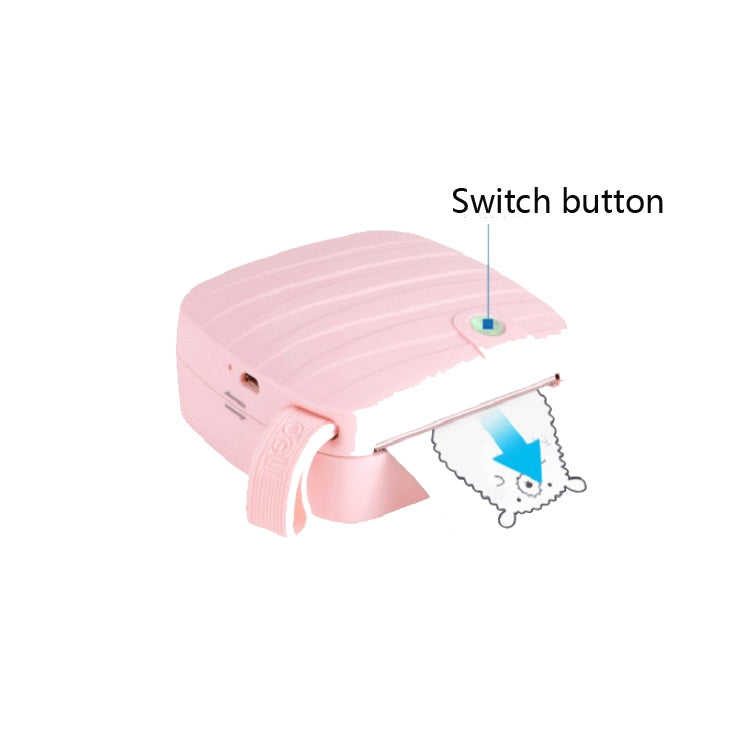 Deli X1 Portable Sticker Mini Bluetooth Photo Printer, Random Color Delivery