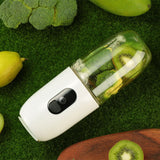 Mingdian Portable USB Rechargeable Juicer Mini Juice Cup(White)