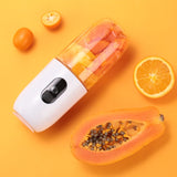 Mingdian Portable USB Rechargeable Juicer Mini Juice Cup(White)