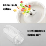 Mingdian Portable USB Rechargeable Juicer Mini Juice Cup(White)