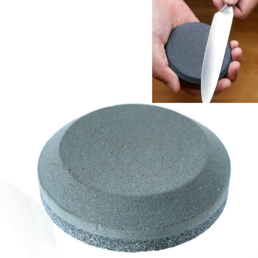 Double-Sided Whetstone Kitchen Knives Round Knife Sharpener
