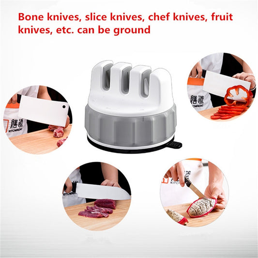 Kitchen Suction Cup Knife Sharpener Household Knife Sharpening Tool