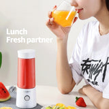 MEILING ML-88 Portable Electric USB Rechargeable Juicer Vegetable Fruit Squeezers Juicer(White)